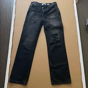 Re/Done Originals Black Intermix Jeans